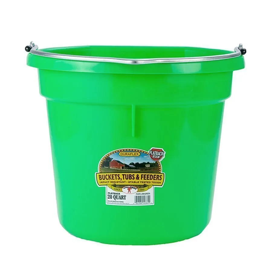 20Qt Flat Back Bucket - Image 9
