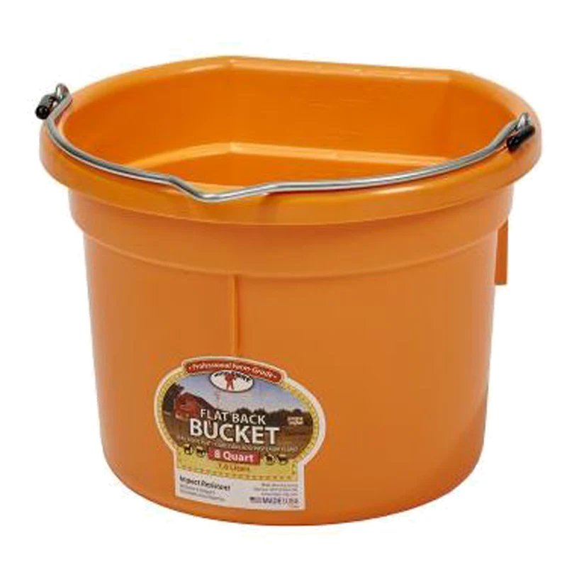 8Qt Flat Back Plastic Bucket - Image 12