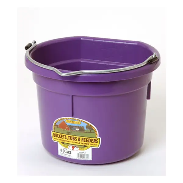 8Qt Flat Back Plastic Bucket - Image 5