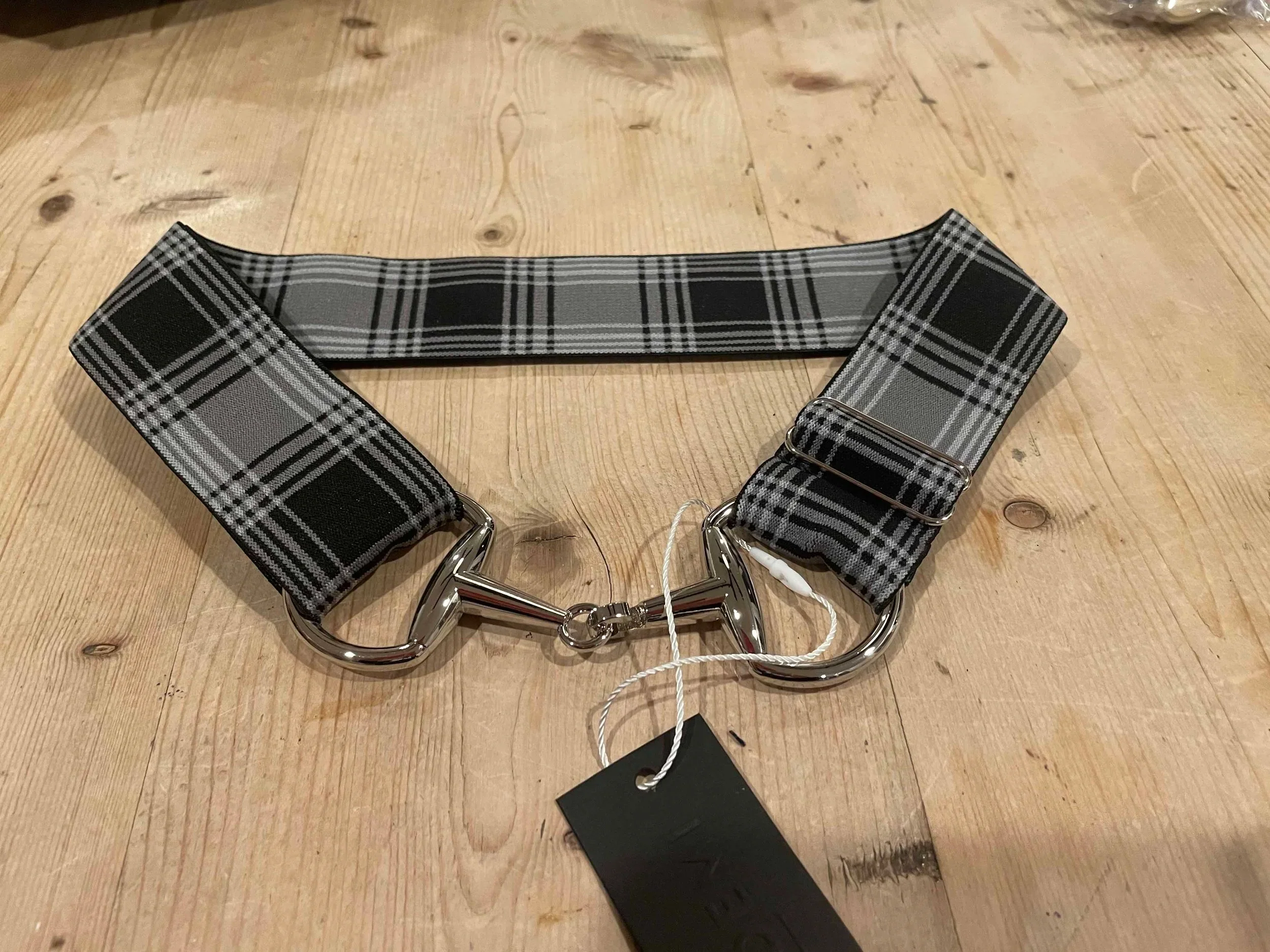Anademi Plaid Stretch Bit Belt - Image 7