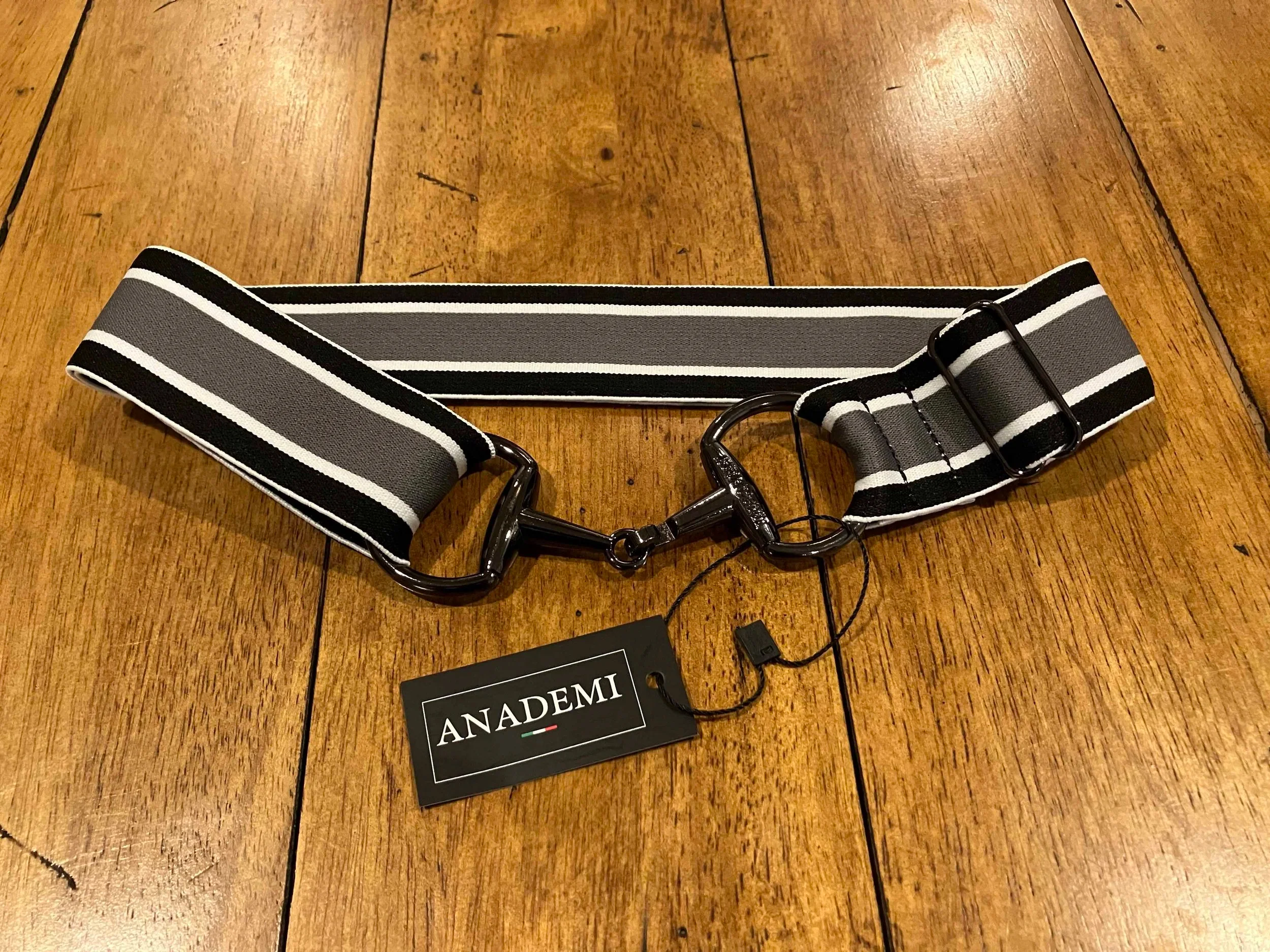 Anademi Striped Stretch Bit Belt - Image 5