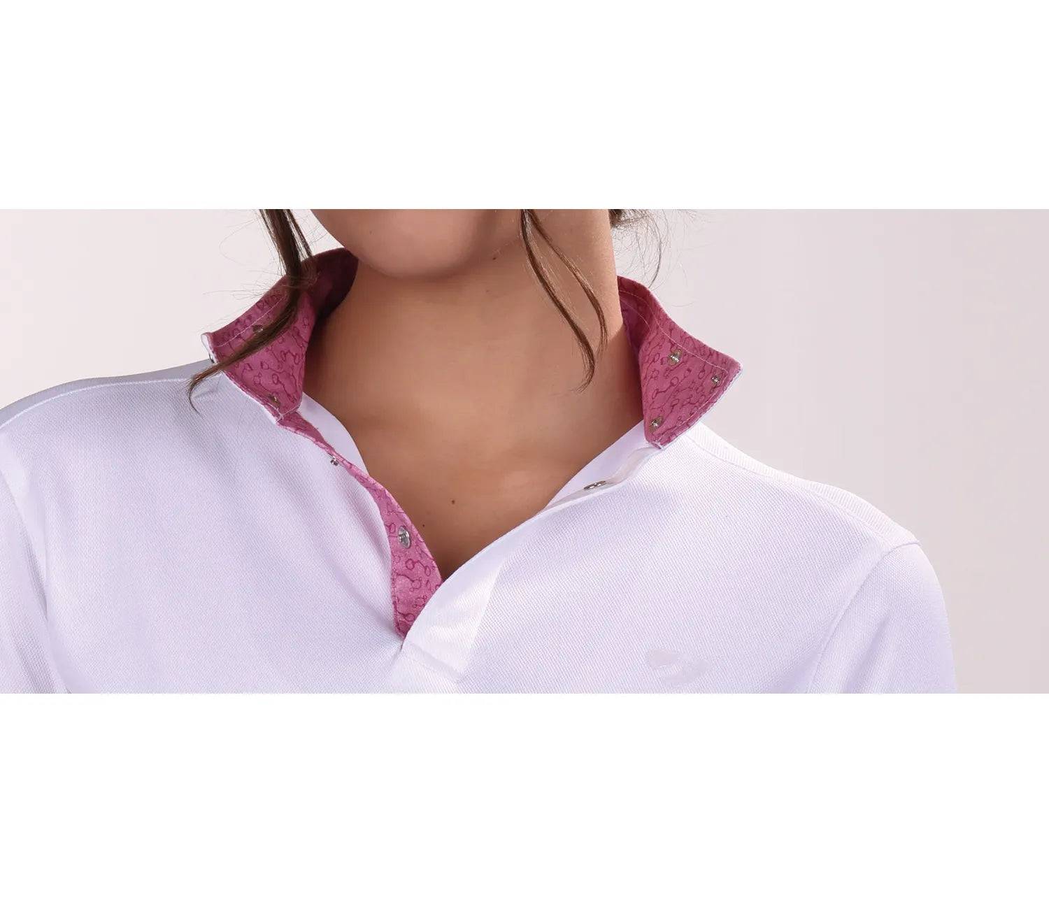 Aubrion Equestrian Style Kids Long Sleeve Show Shirt - CLEARANCE - Image 2