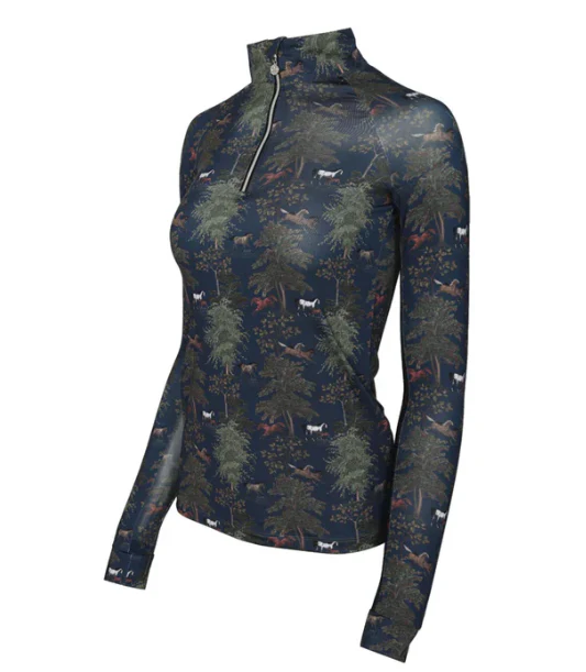 Autumn Toile 1/4 Zip Shirt - Image 2
