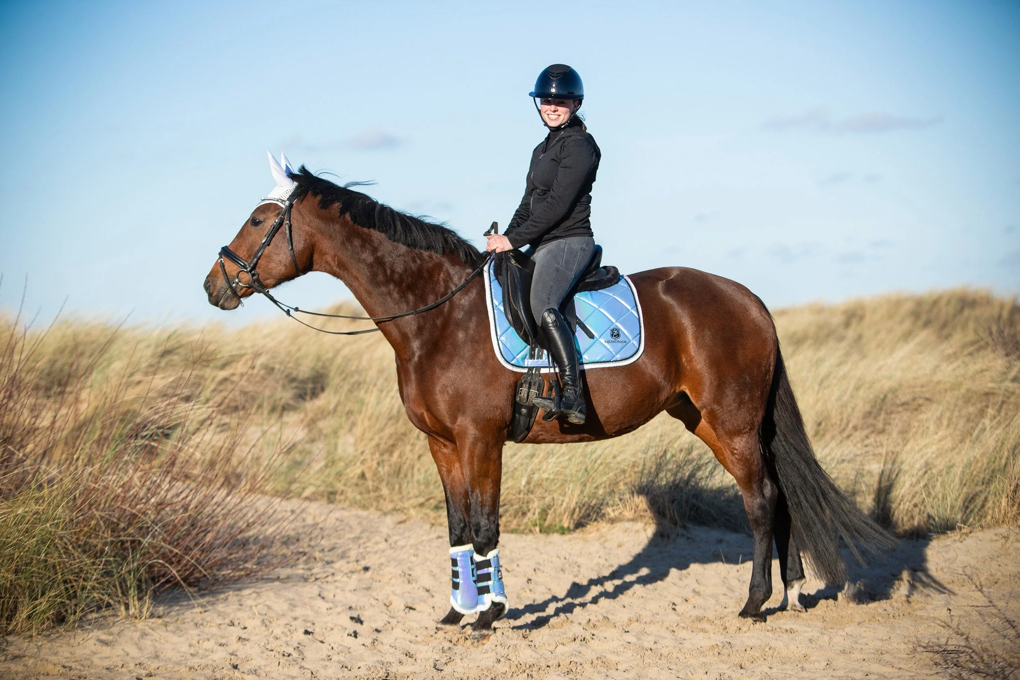 Azurine Saddle Pad Set - Image 2
