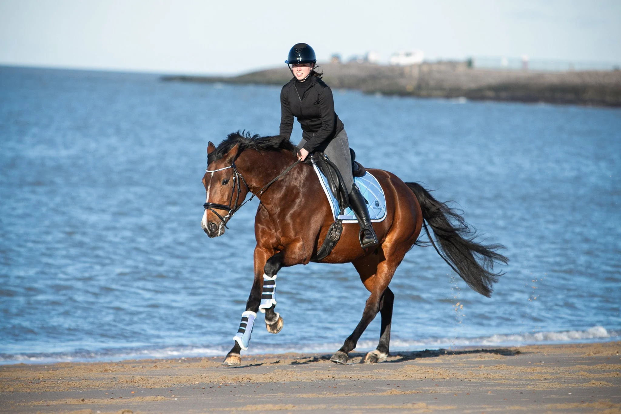 Azurine Saddle Pad Set - Image 8