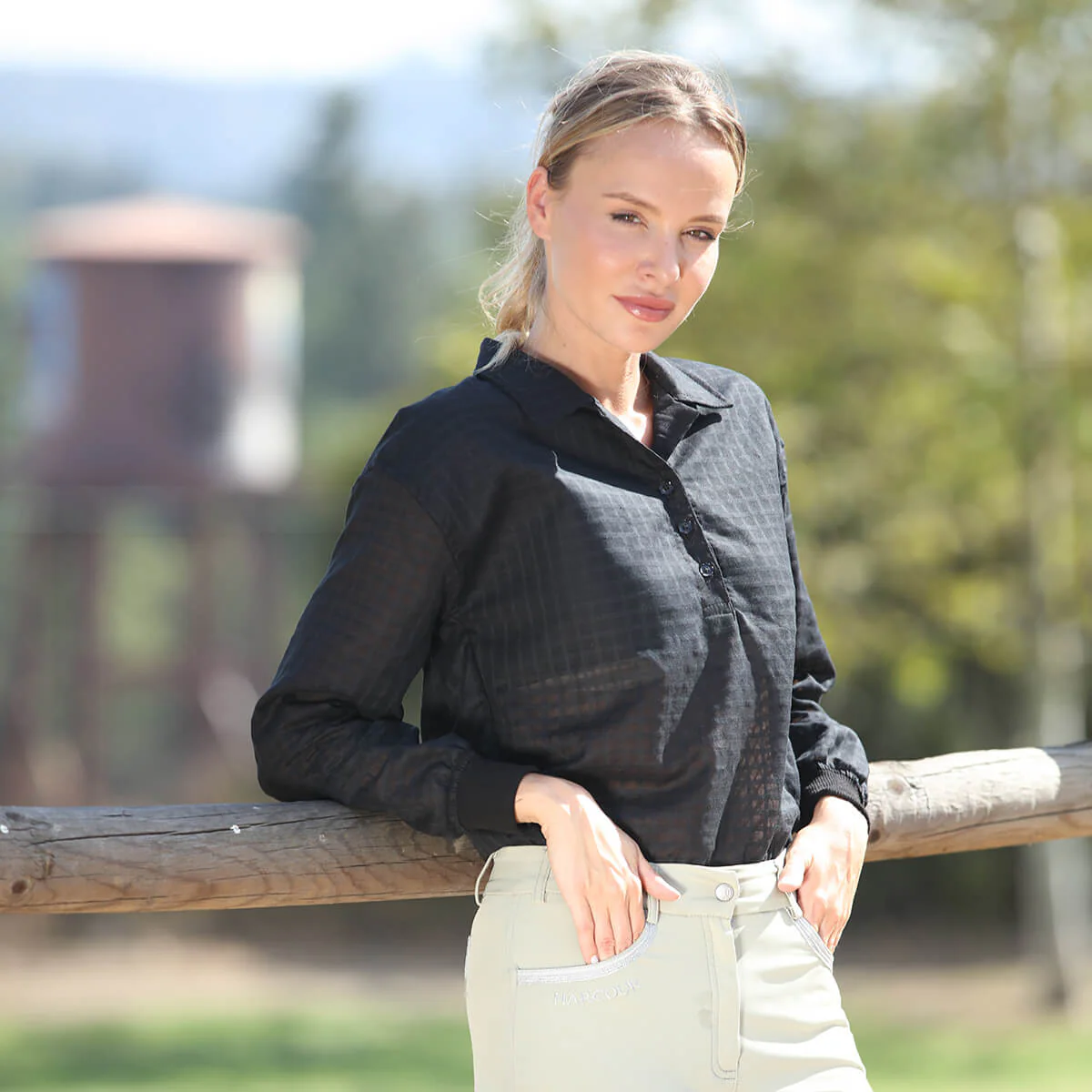 BellEq™ SUNDAE Women's Blouse - Blackberry - Image 2