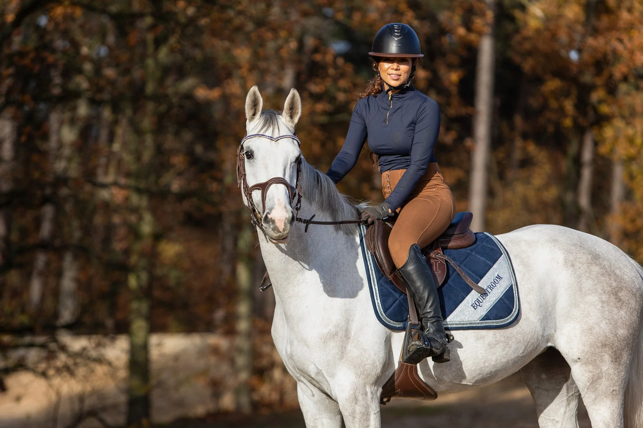 Blue Astra Saddle Pad - Image 4