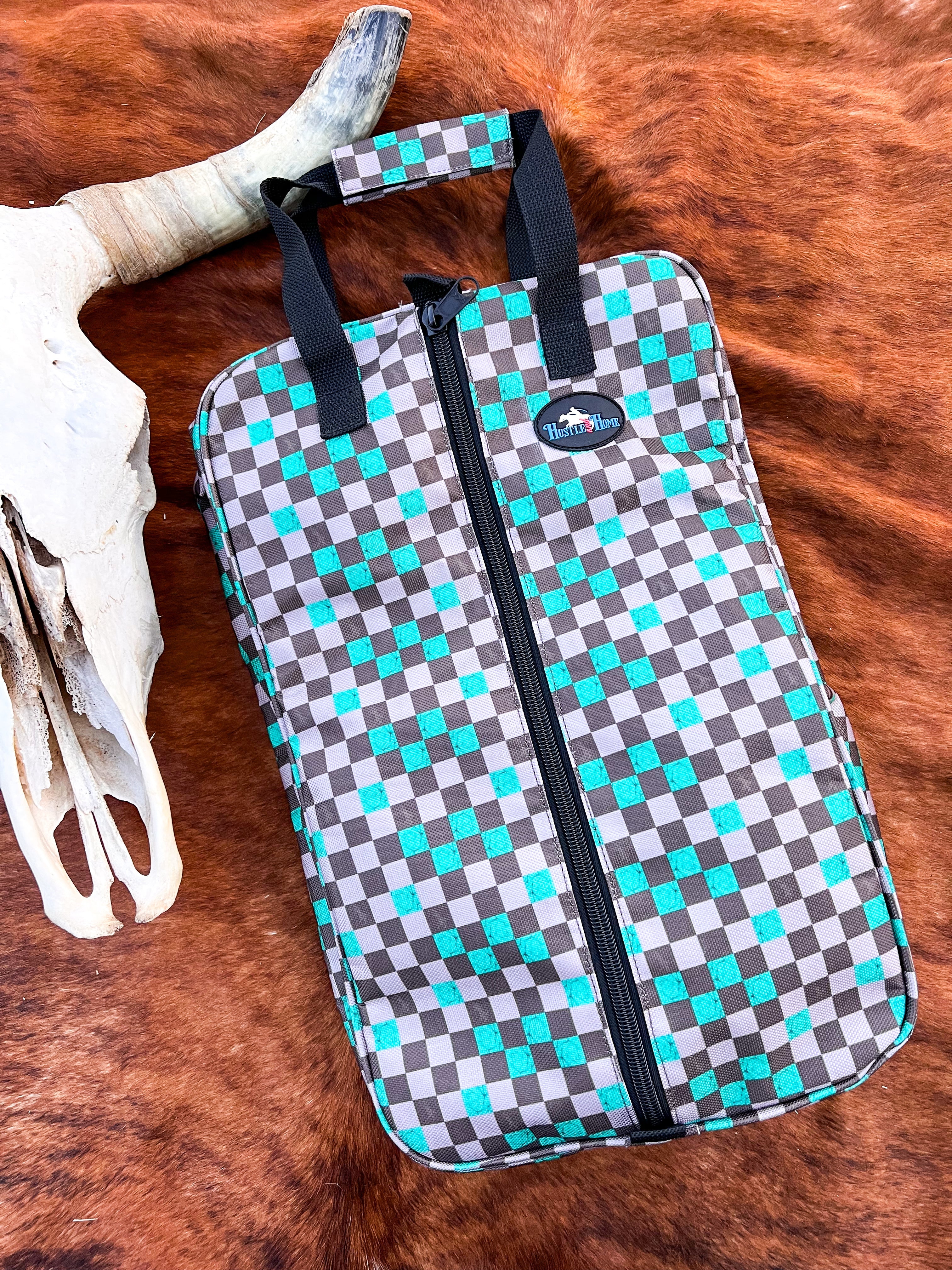 Checks Out Luxury Tack Bag - Image 3