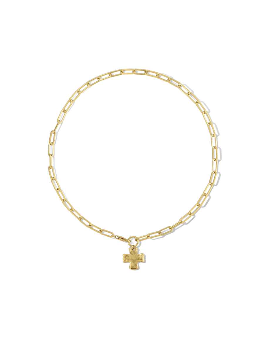Chunky Cross Chain Necklace - Image 5