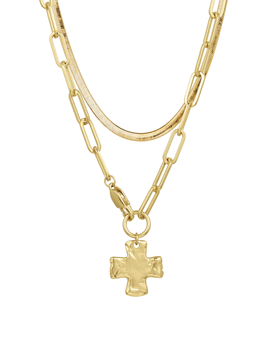 Chunky Cross Necklace Set - Image 4