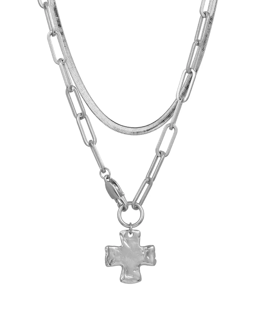 Chunky Cross Necklace Set - Image 5