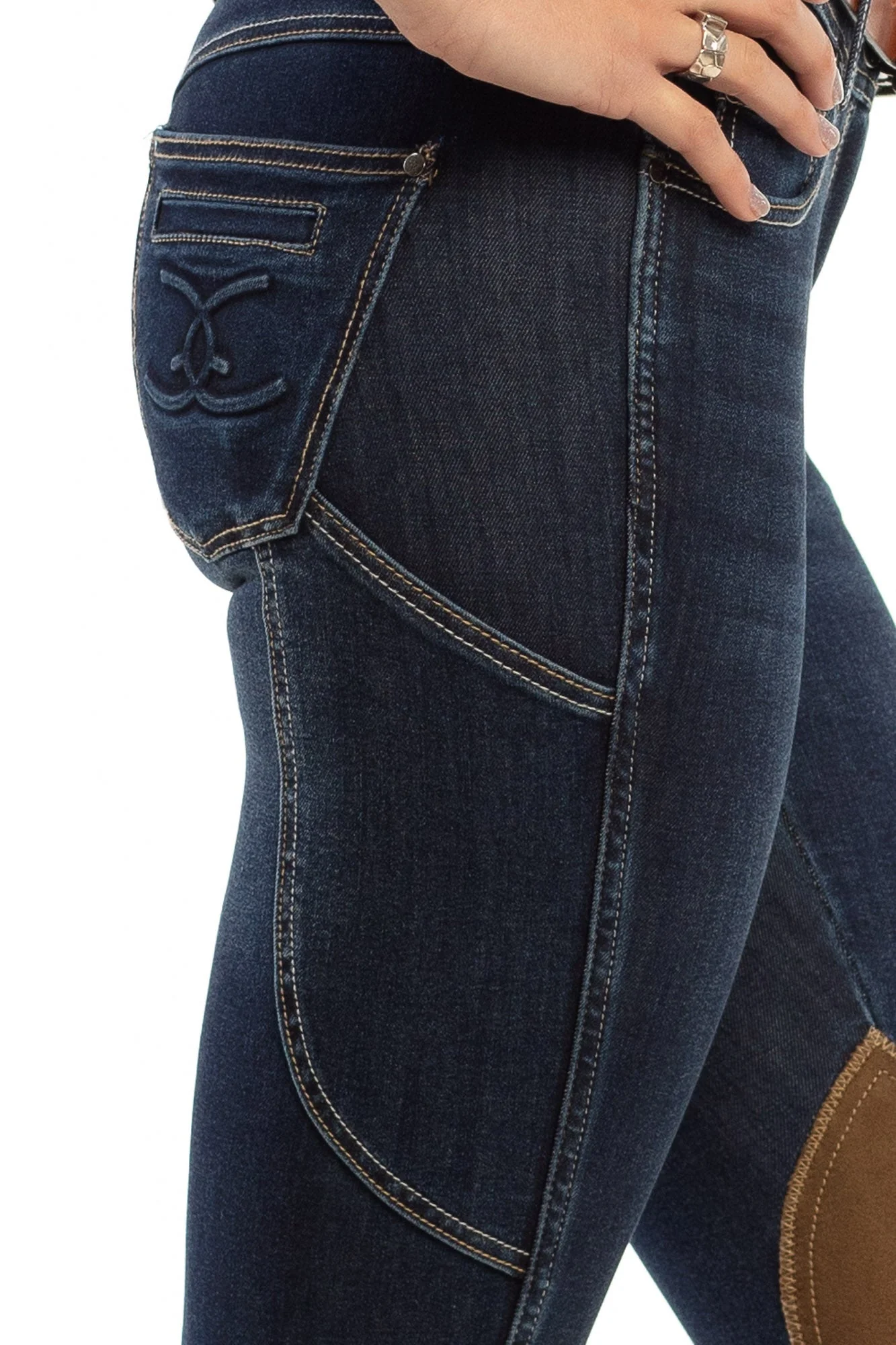 Classic Knee Patch Equestrian Jean - Image 7