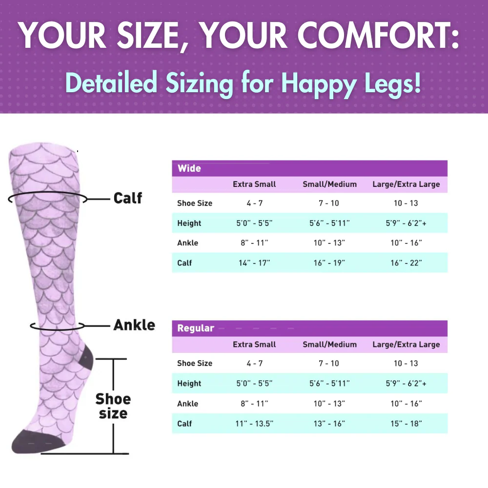Cobalt Dragon Compression Socks - Image 4