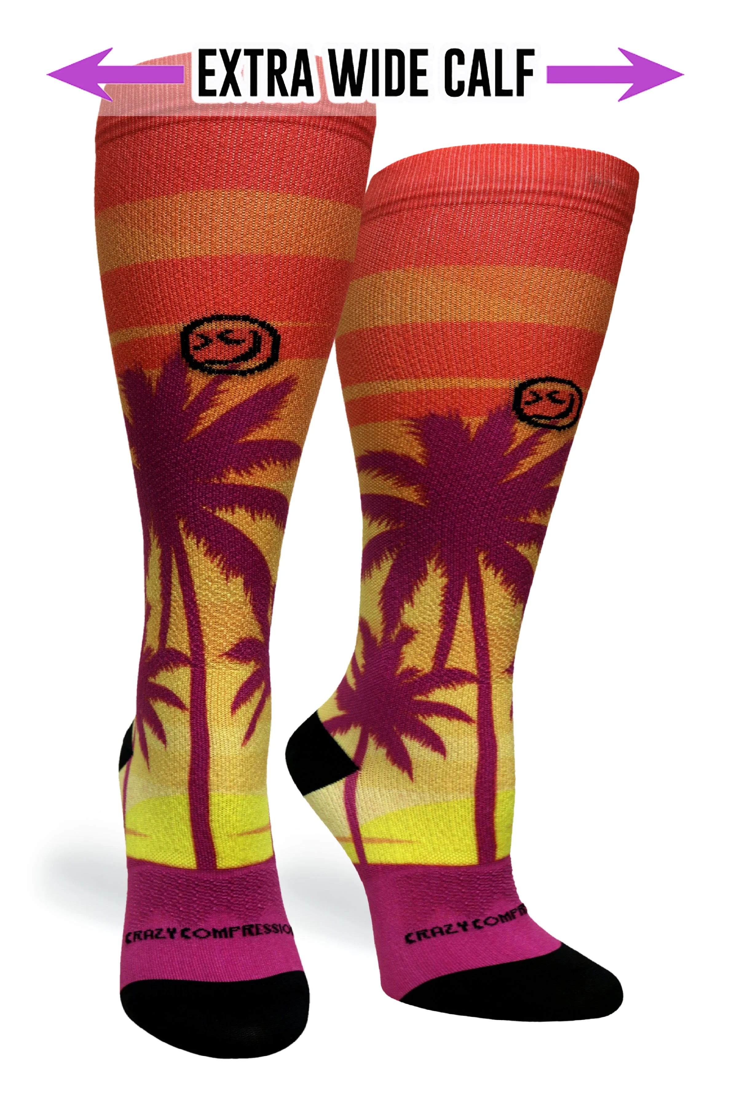 Coconut Sunset Compression Socks - Image 2