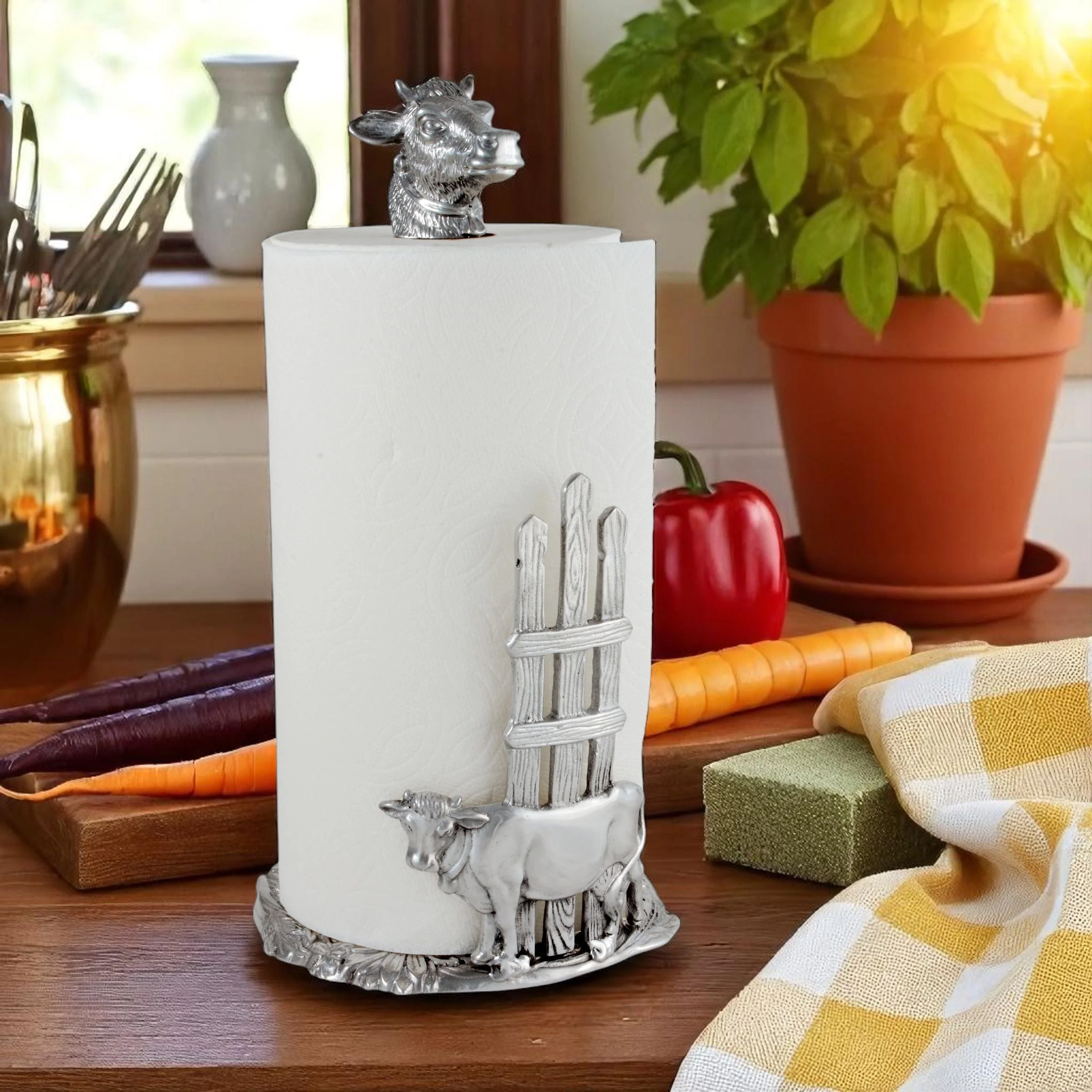 Cow Paper Towel Holder - Image 3