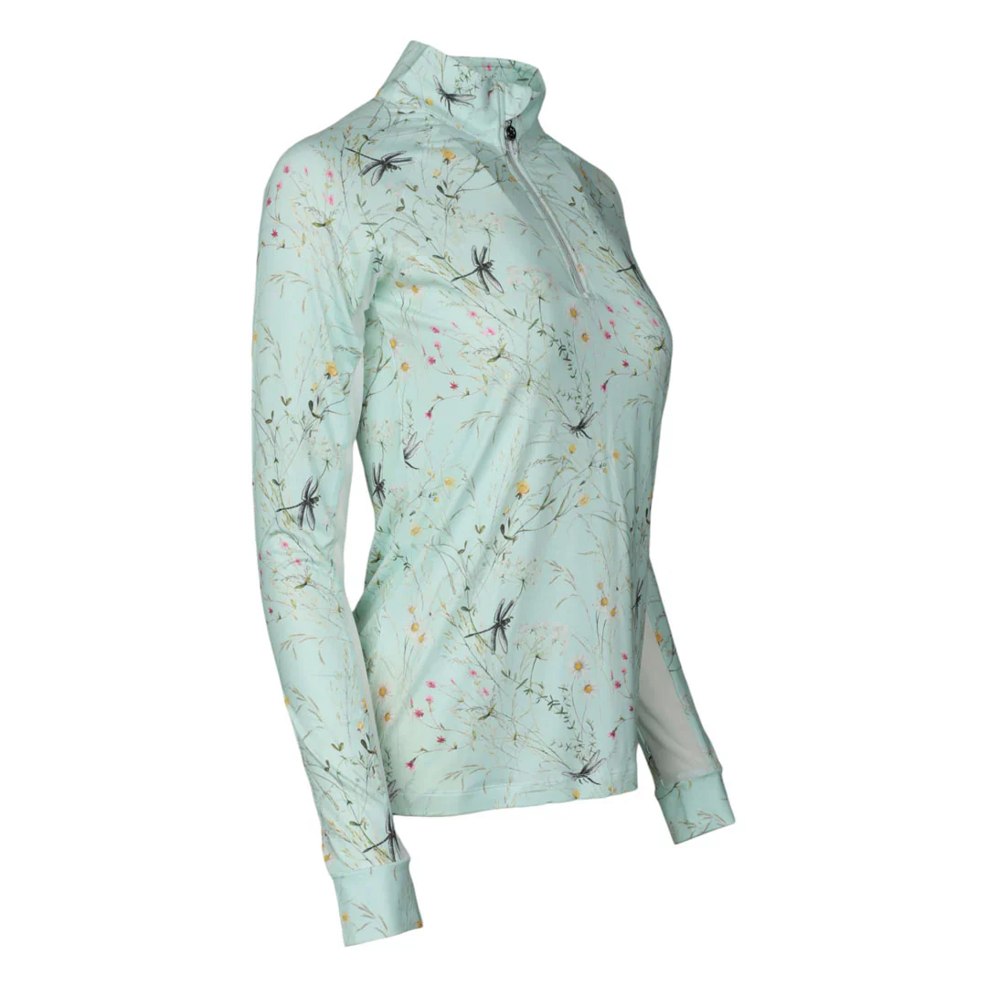 Dragonfly Meadow 1/4 Zip Shirt - Image 2