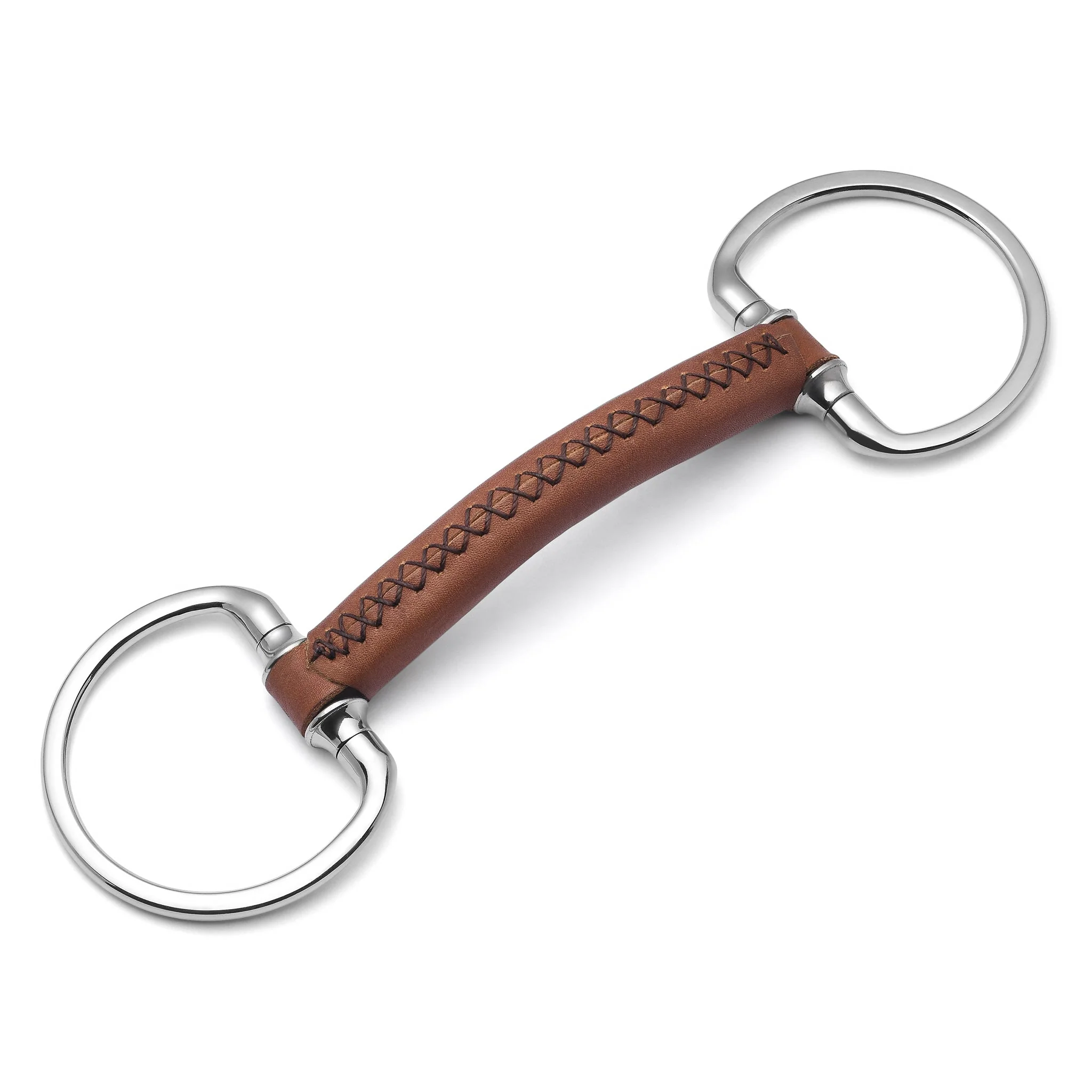 Eggbutt Soft Leather Mullen Mouth Bit - Image 3