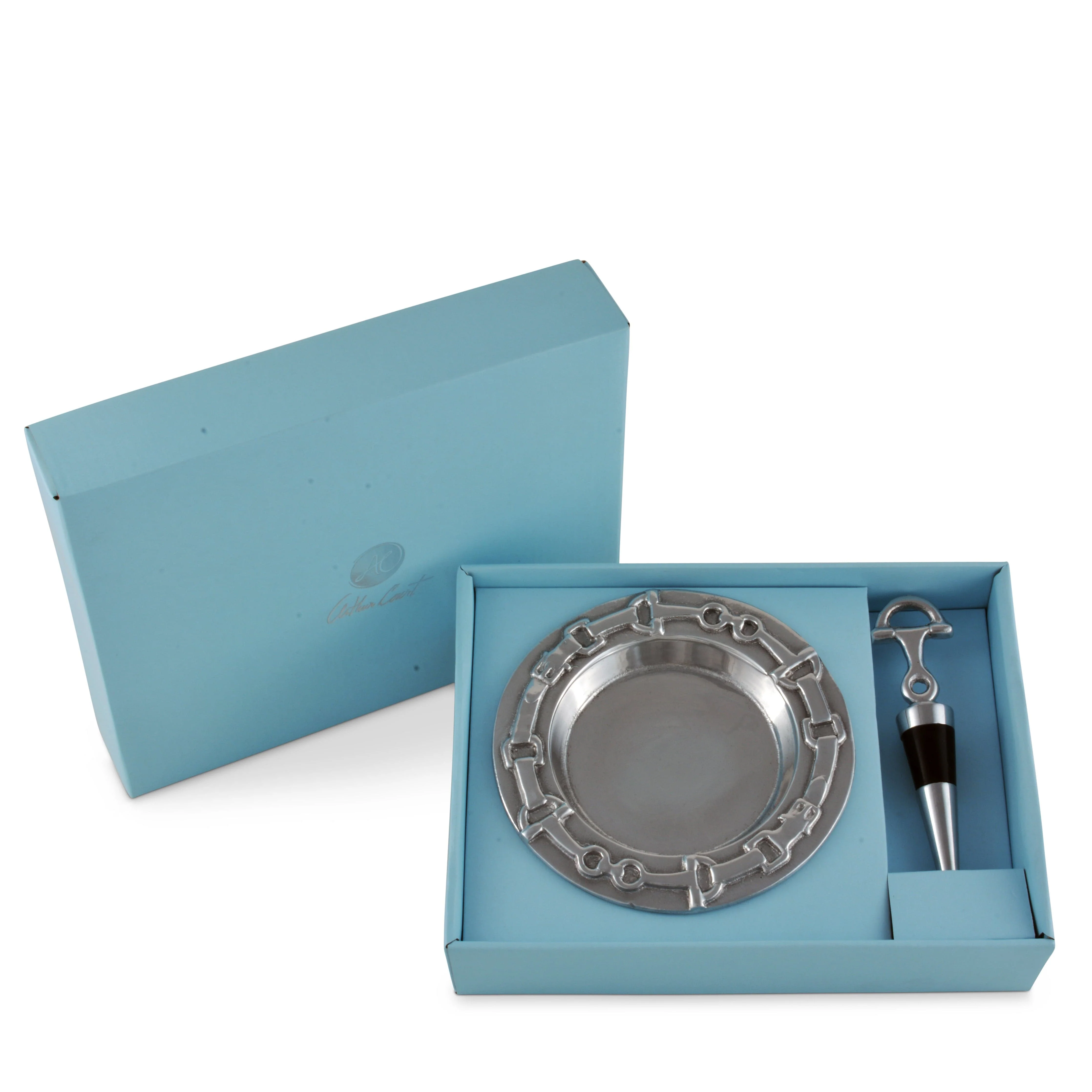 Equestrian Wine Coaster and Stopper Set - Image 5