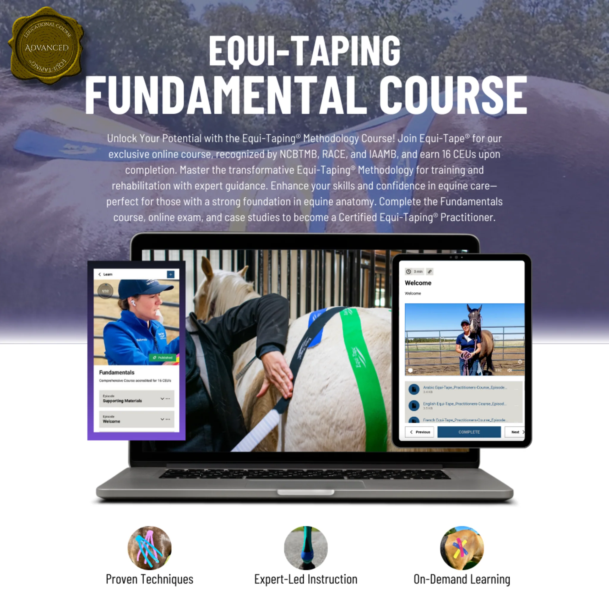 Equi-TapeĀ® Fundamentals Course & Module Bundle