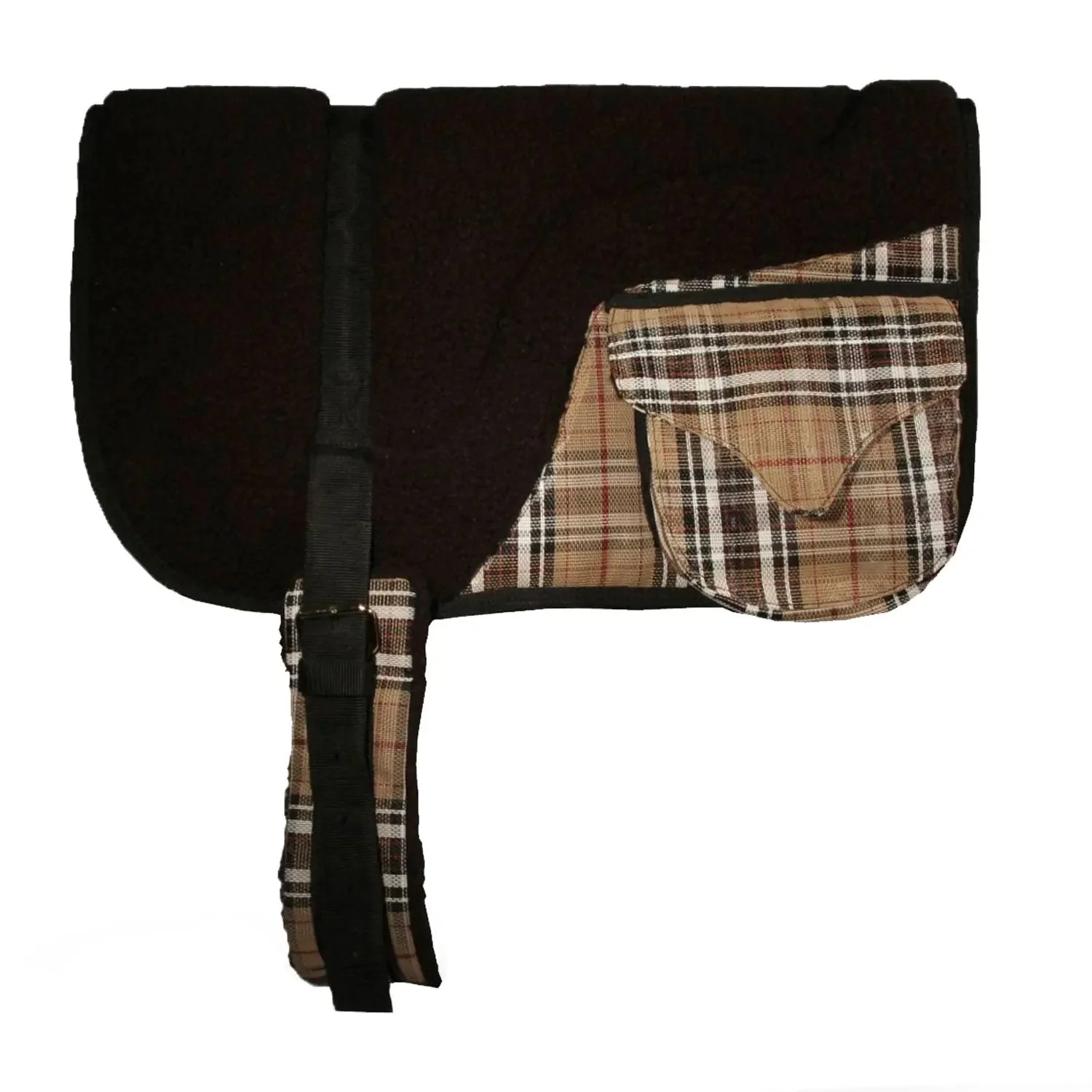 Fleece Bareback Pad with Pockets - Image 7