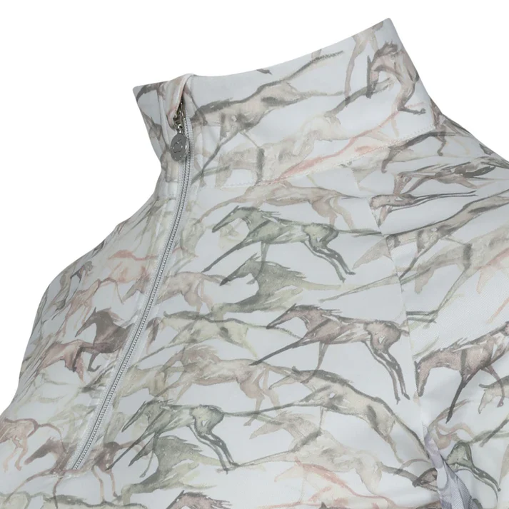 Galloping Watercolors 1/4 Zip Shirt - Image 2