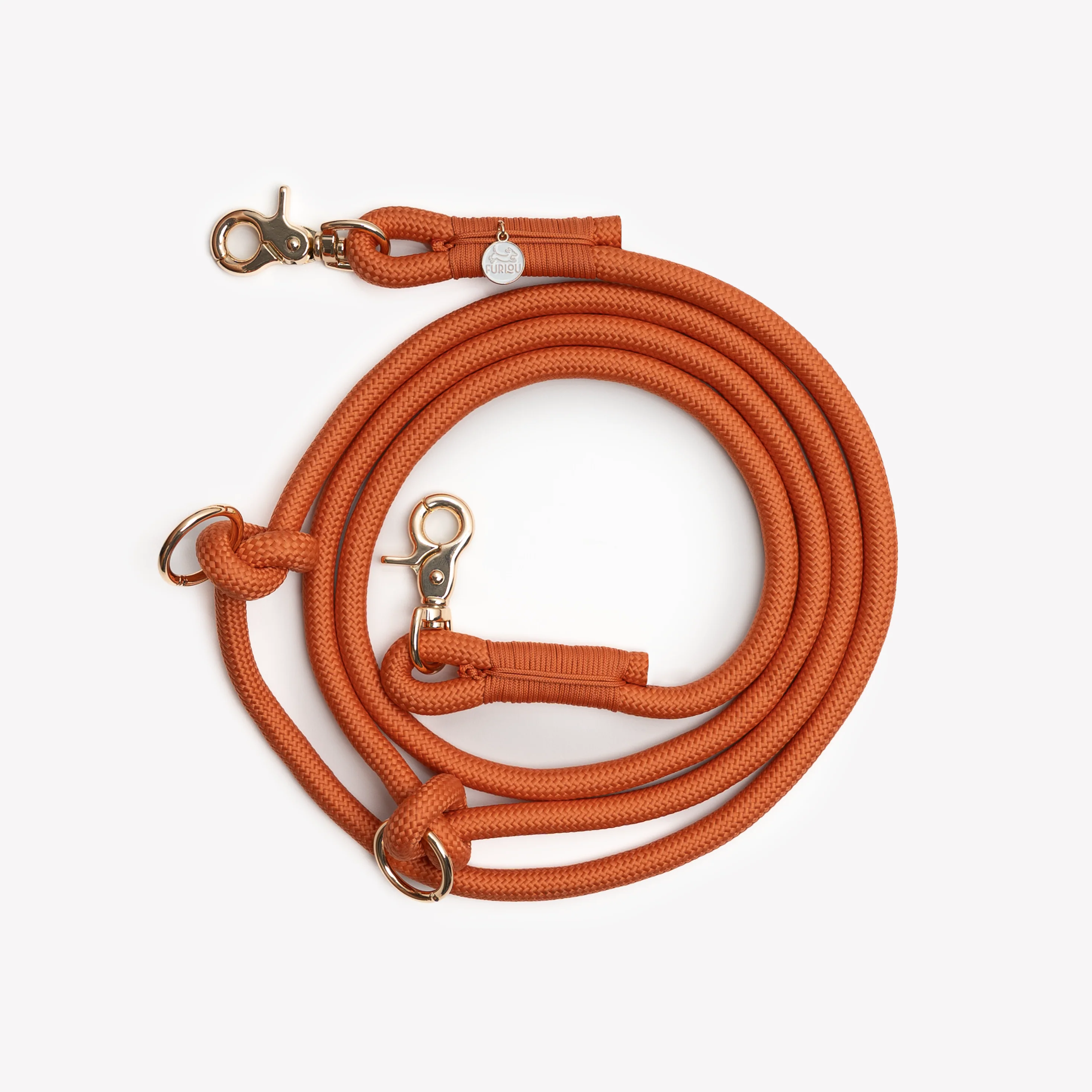 Hands Free Braided Leash - Terracotta - Image 2