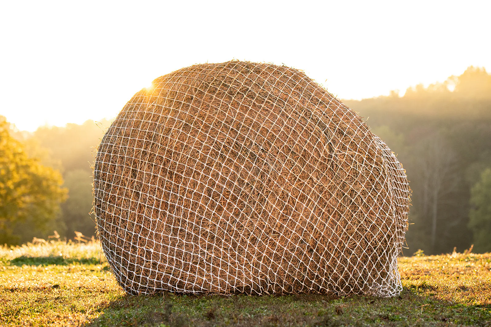 Heavy Gauge Round Bale Hay Net - Image 2