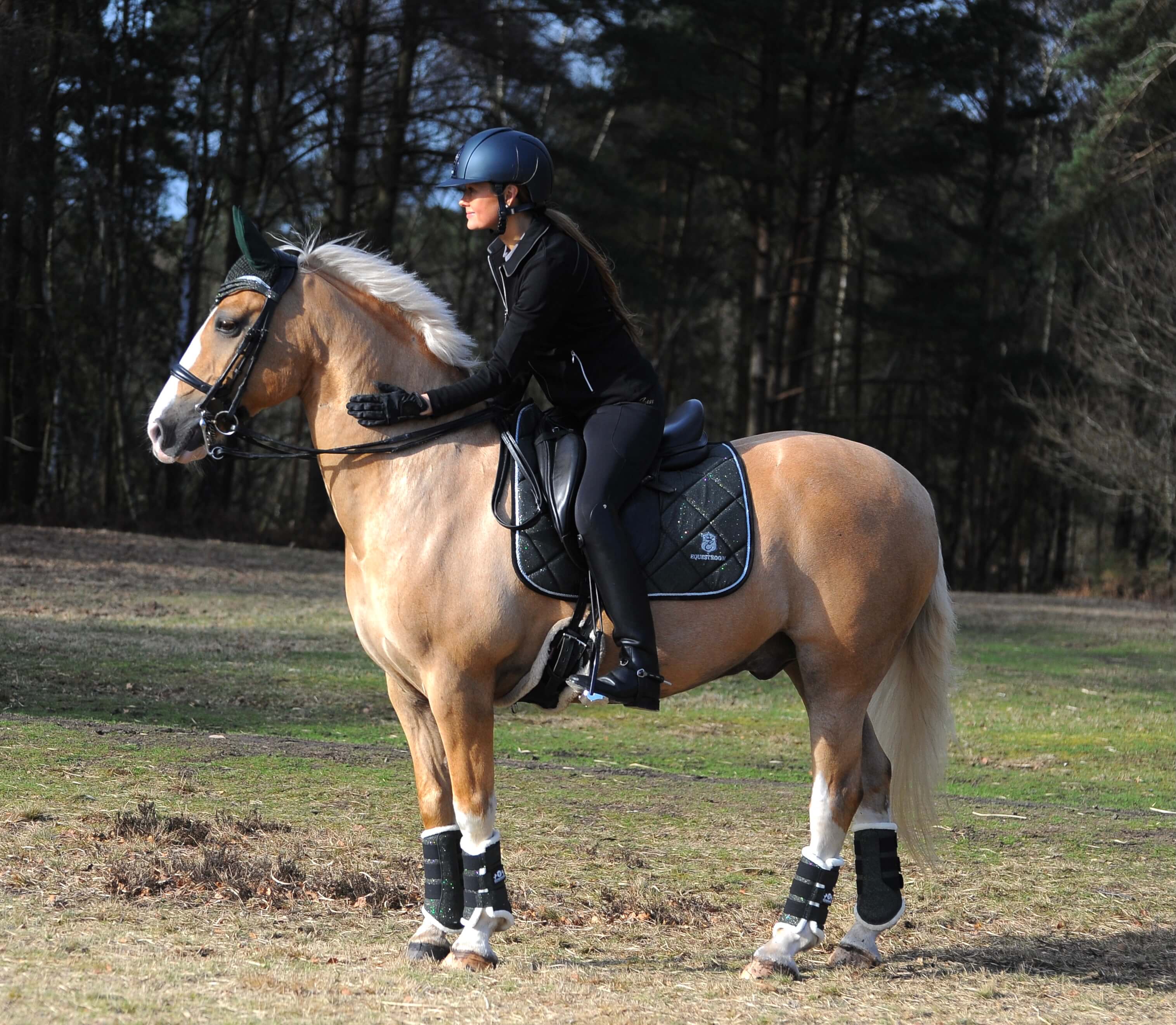 Jade Green Saddle Pad Set - Image 9