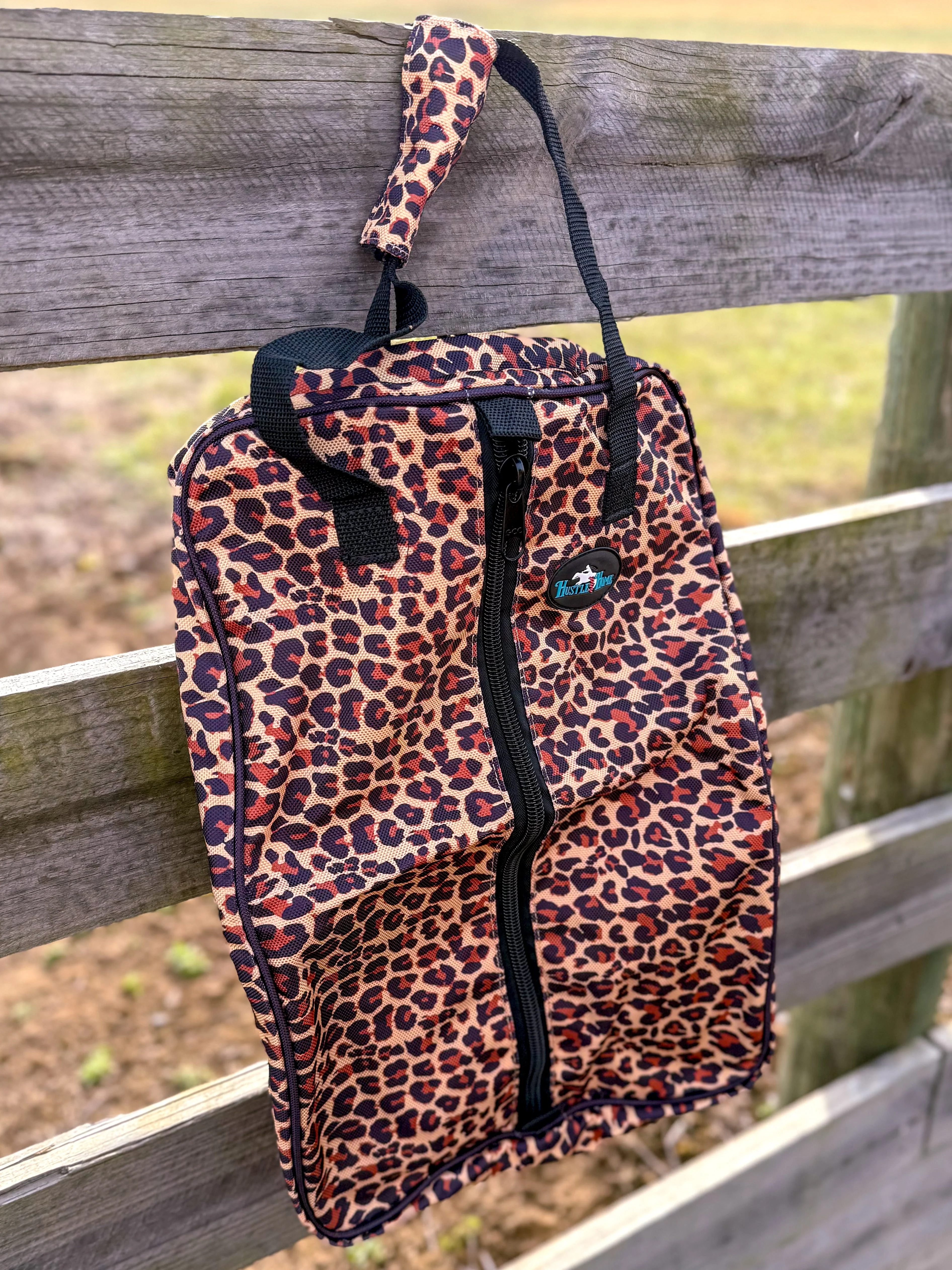 Luxury Tack Bag - Leopard - Image 3