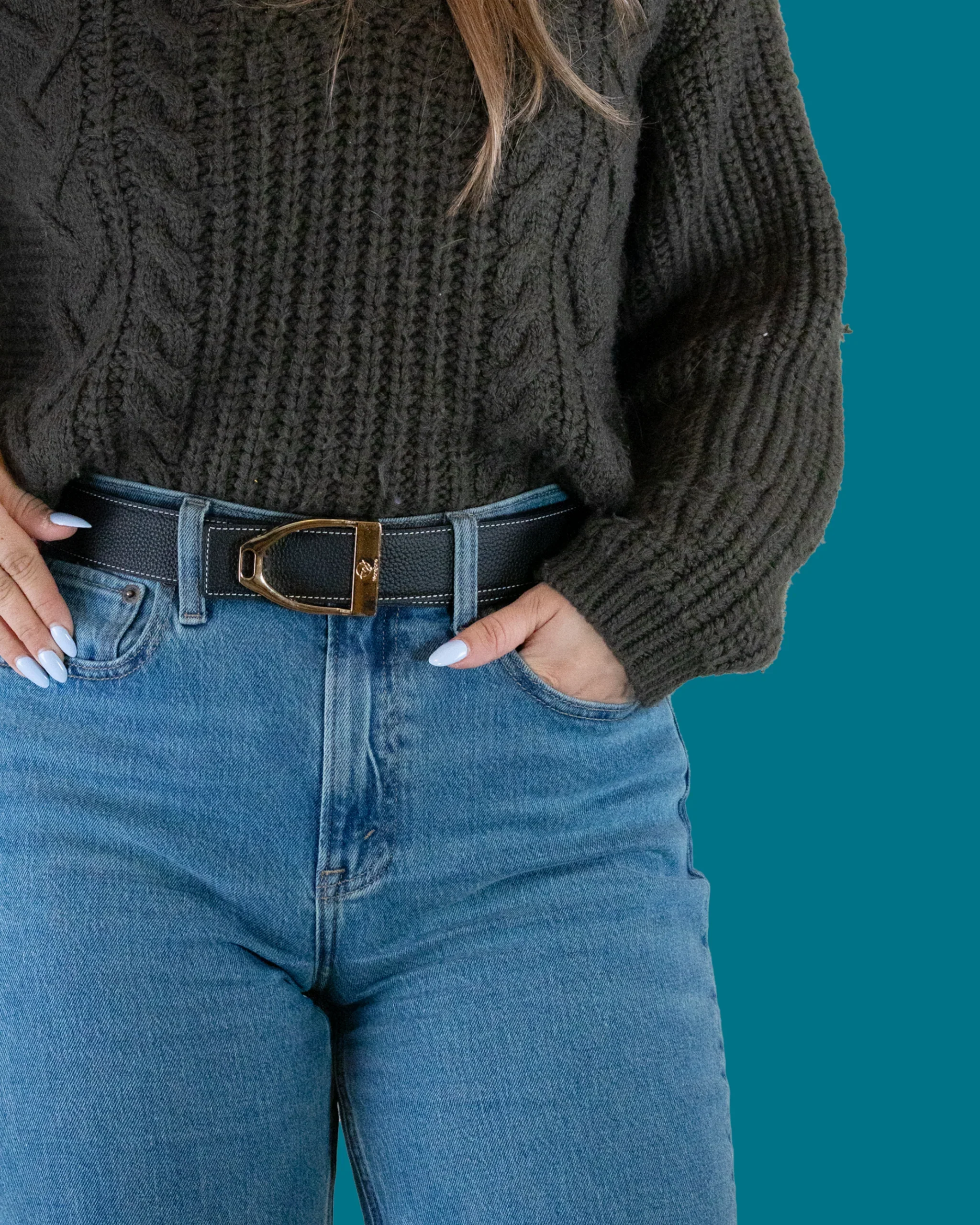 ManeJane Reversible Leather Belt - Image 8