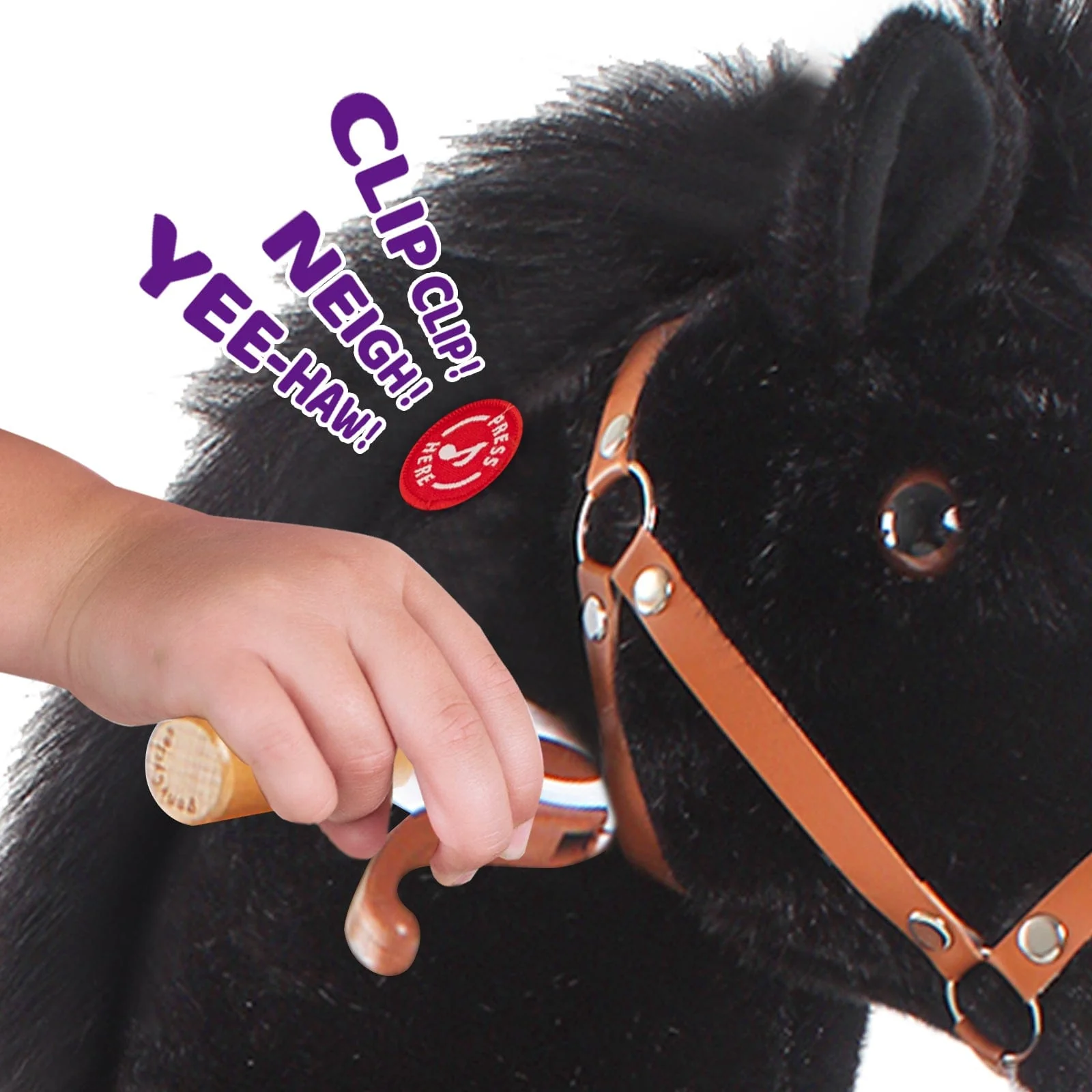 Model U® Horse Ride-On Toy Age 7+ – Black - Image 3