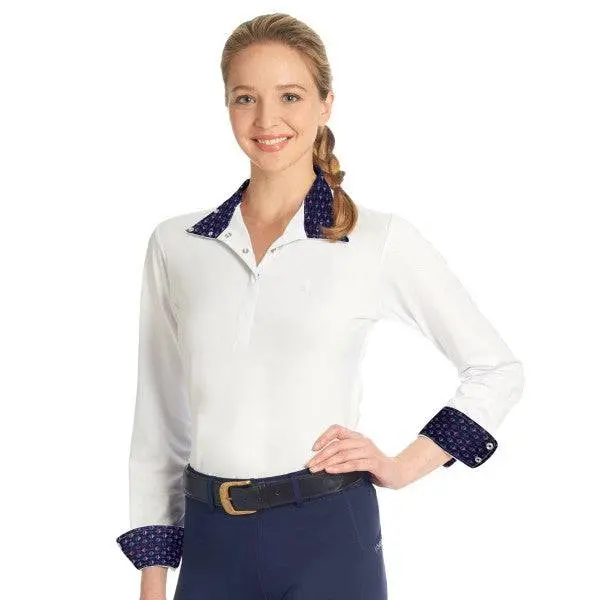 Ovation Jorden Qtr Snap Ladies Tech Show Shirt - Image 5