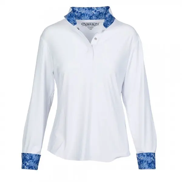 Ovation Jorden Qtr Snap Ladies Tech Show Shirt - Image 8