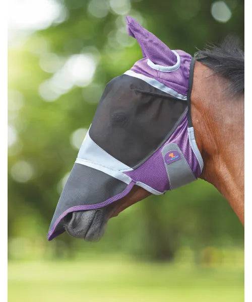 Shire's Deluxe Fly Mask with Ears and Nose - Image 2