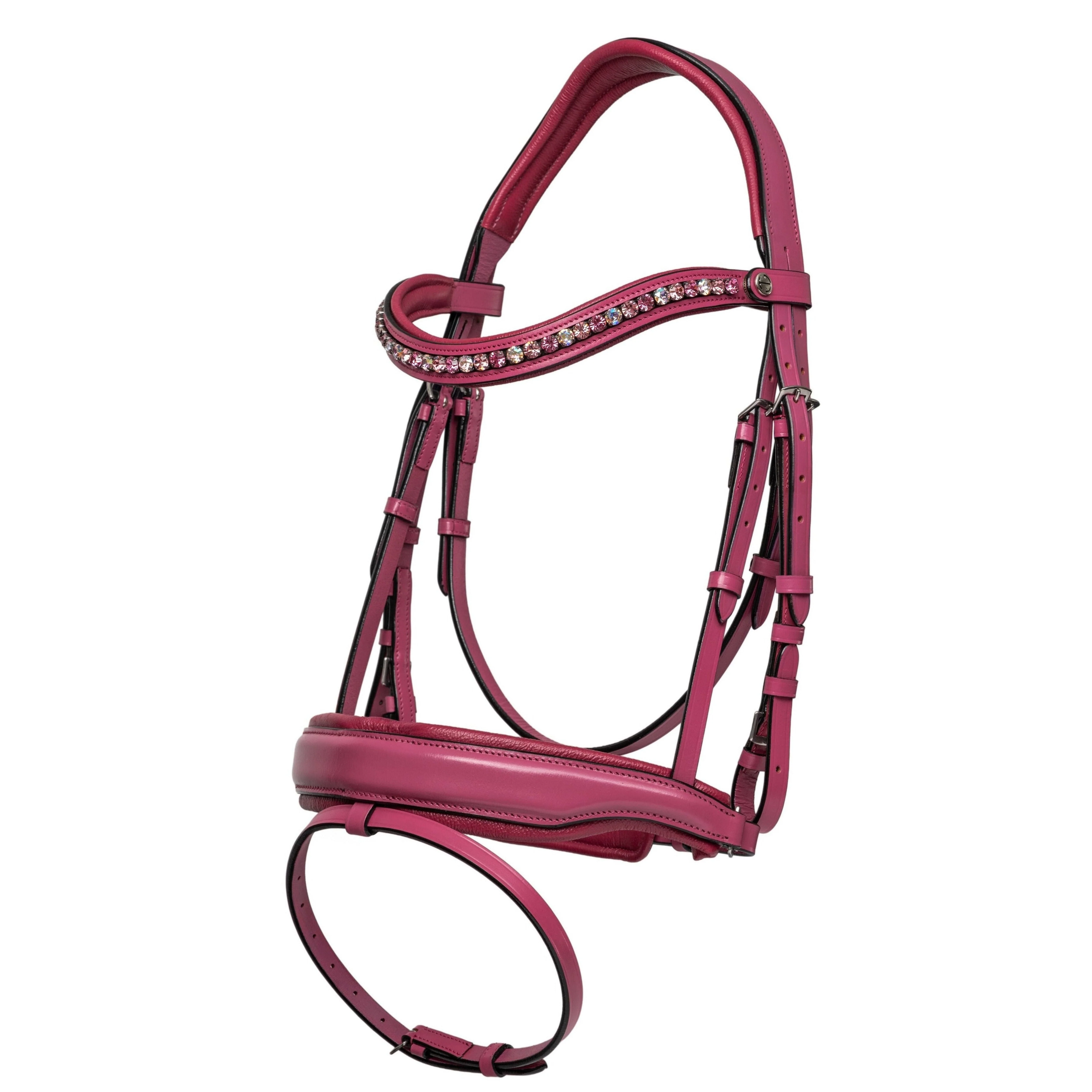 The Barbie Pink Leather Snaffle Bridle - Image 2