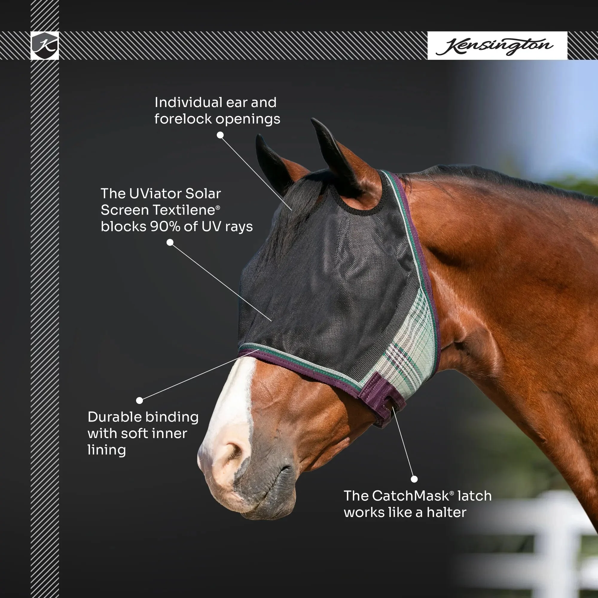 UViator CatchMask - Dual Ear Opening - 90% UV Blocking - Image 8