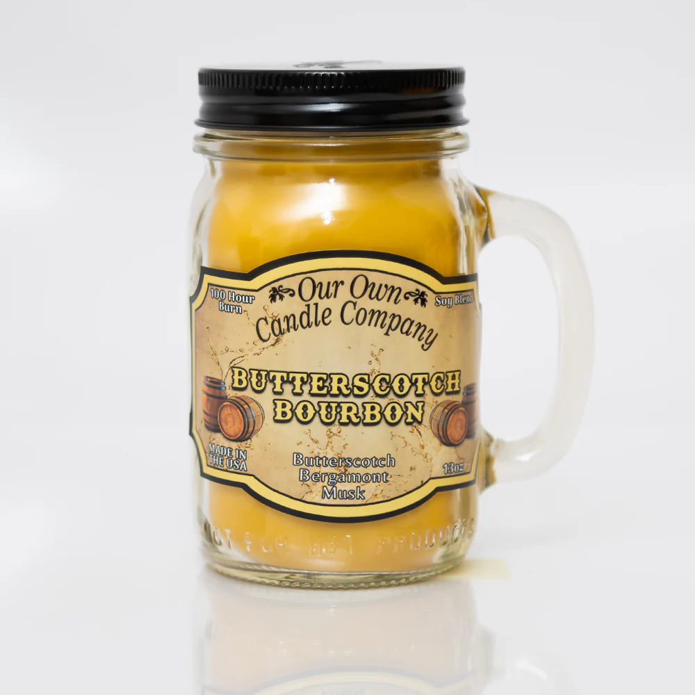 Warm Butterscotch Bourbon Soy Candle - Image 2