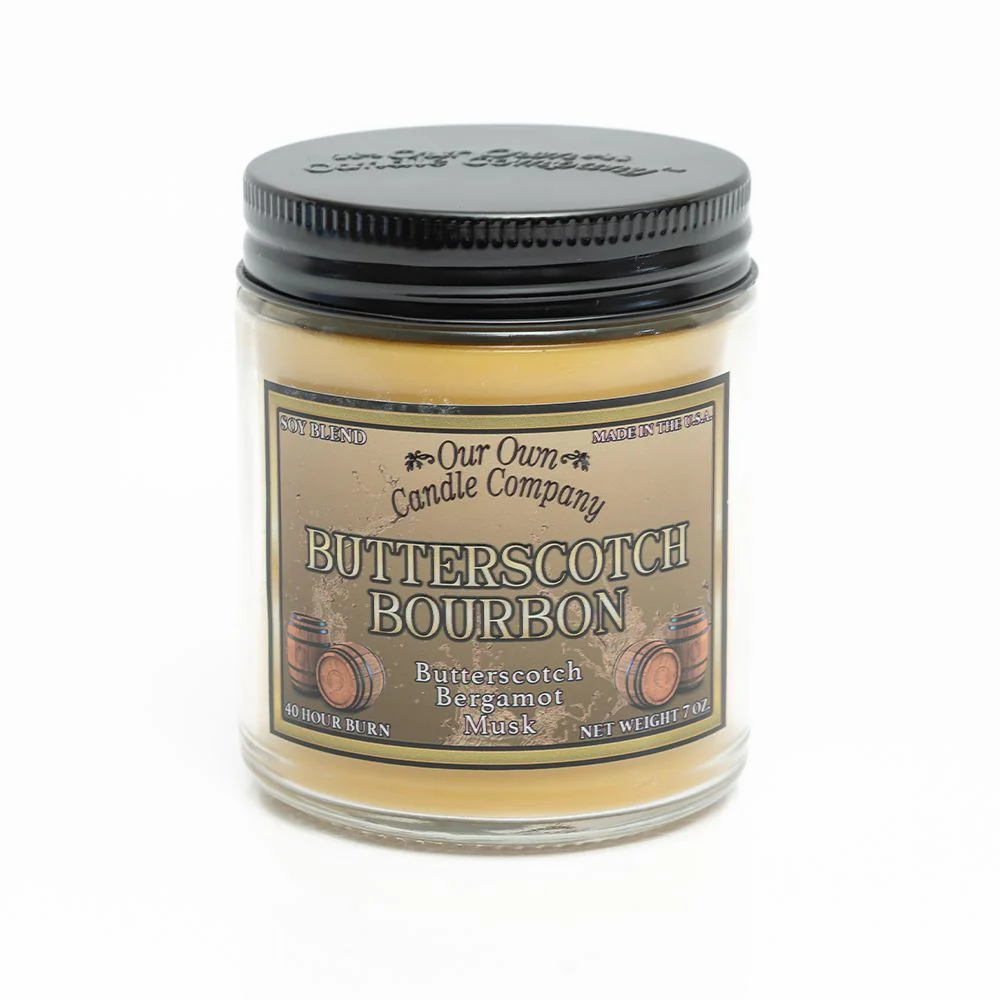 Warm Butterscotch Bourbon Soy Candle - Image 3