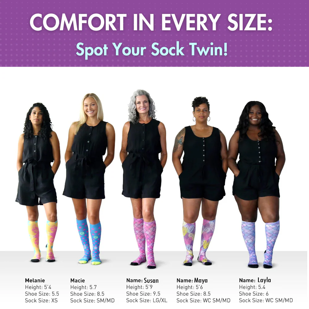 White Compression Socks - Image 5